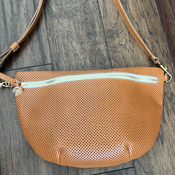 Clare V Handbags - Clare V Grande Fanny Cuoio Perf